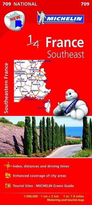 Mapa National France Southeast | 9782067200739 | Varios autores