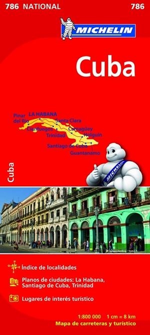 Mapa National Cuba | 9782067185470 | Varios autores
