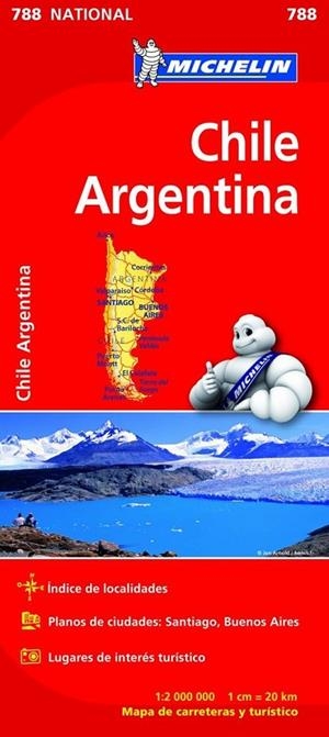 Mapa National Chile - Argentina | 9782067185630 | Varios autores