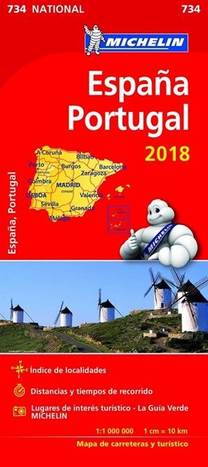 Mapa National España - Portugal | 9782067226654 | Varios autores