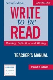 WRITE TO BE READ TB 2E | 9780521547475 | WILLIAM R. SMALZER