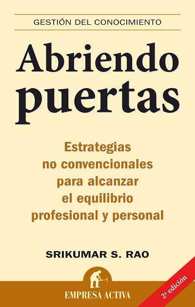 Abriendo puertas | 9788496627123 | Rao, Srikumar