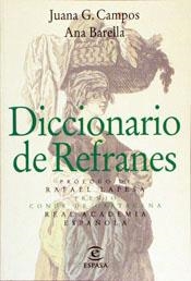 Diccionario de refranes | 9788423959846 | Campos, J. G. / Barella, A.
