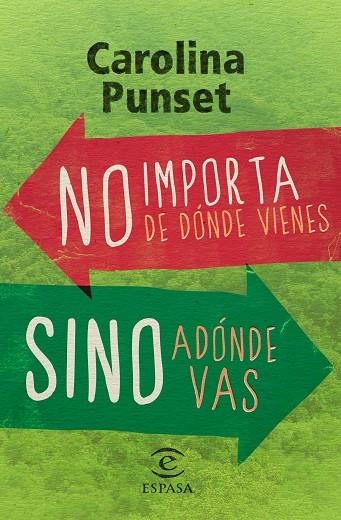 No importa de dónde vienes, sino adónde vas | 9788467028492 | Punset Bannell, Carolina