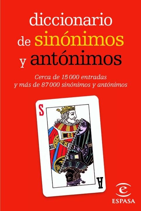 Diccionario mini de sinónimos y antónimos | 9788467036886 | Espasa Calpe