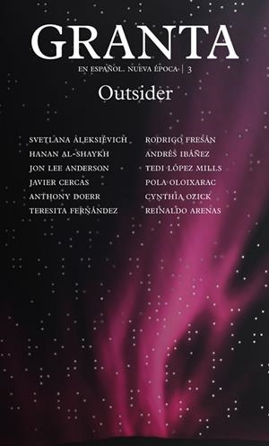 Granta 3. Outsider | 9788416495351 | Varios autores