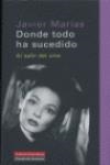 Donde todo ha sucedido | 9788481095135 | Marías, Javier
