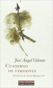 Cuaderno de versiones | 9788481093704 | Valente, José Ángel