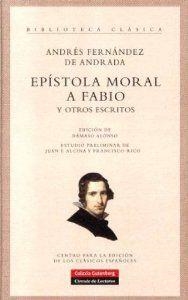Epístola moral a Fabio y otros escritos | 9788481096101 | Fernández de Andrada, Andrés