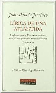 Lírica de una Atlántida | 9788481092387 | Jiménez, Juan Ramón