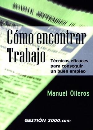 Cómo encontrar trabajo | 9788480884877 | Olleros Izard, Manuel