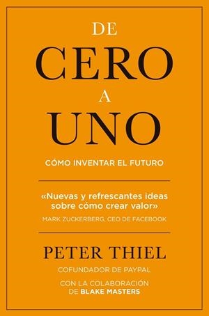 De cero a uno | 9788498753530 | Thiel, Peter