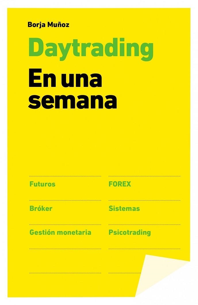 Daytrading. En una semana | 9788498753455 | Muñoz Cuesta, Borja