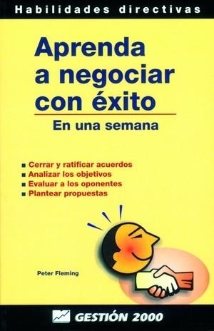 Aprenda a negociar con éxito | 9788480884303 | Fleming, Peter