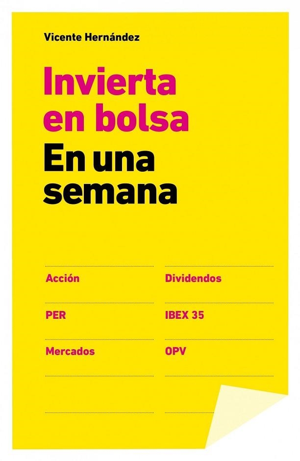 Invertir en bolsa en una semana | 9788498752656 | Hernández, Vicente