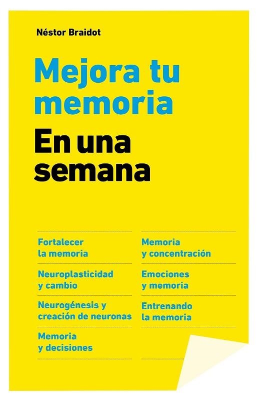 Mejora tu memoria en una semana | 9788498753875 | Braidot, Néstor