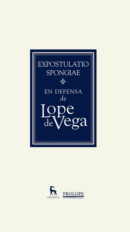 Expostulatio | 9788424928964 | DE VEGA , LOPE