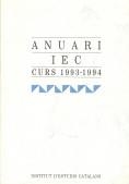 Anuari IEC : curs 1993-1994 | 9788472832831 | Institut d'Estudis Catalans (Barcelona)