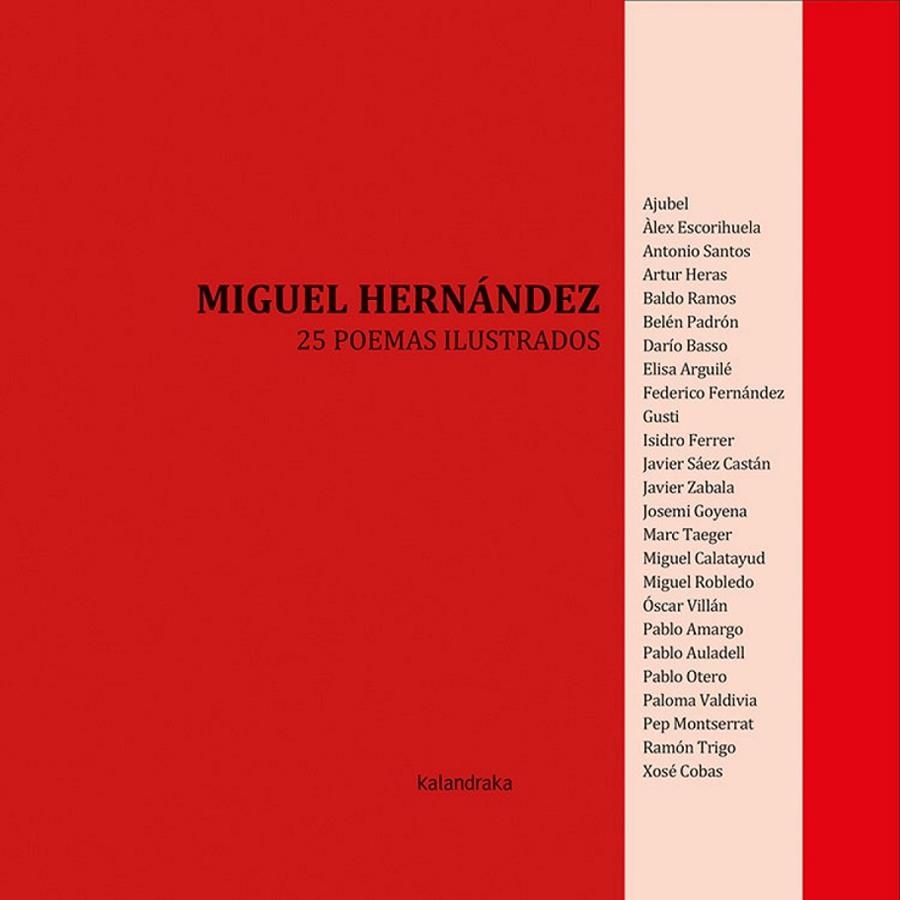 25 poemas ilustrados de Miguel Hernández | 9788484643029 | Hernández Gilabert, Miguel