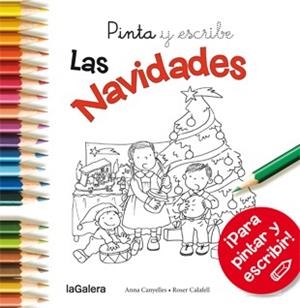Pinta y escribe Las Navidades | 9788424649388 | Canyelles, Anna