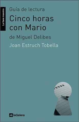 Guía de lectura de 'Cinco horas con Mario' | 9788424630201 | Estruch i Tobella, Joan