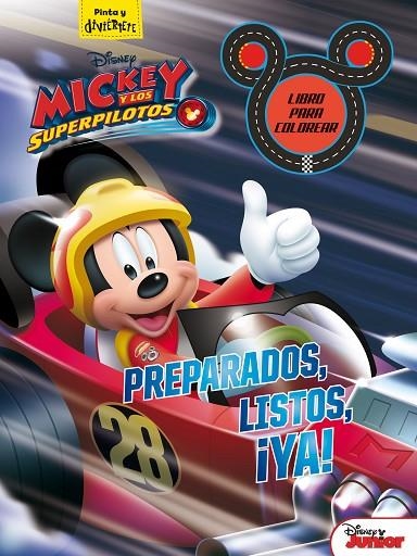 Mickey y los superpilotos. Libro para colorear. Preparados, listos, ¡ya! | 9788416917310 | Disney