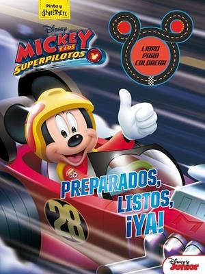 Mickey y los superpilotos. Libro para colorear. Preparados, listos, ¡ya! | 9788416917310 | Disney