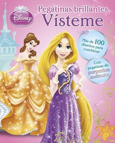 Princesas. Vísteme. Pegatinas brillantes | 9788499516141 | Disney