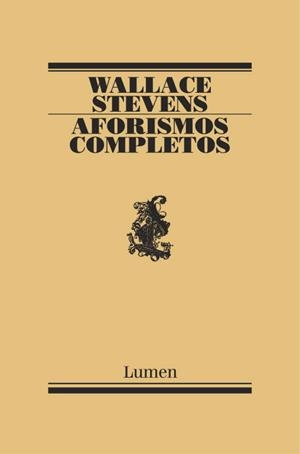 Aforismos completos | 9788426428691 | Wallace Stevens