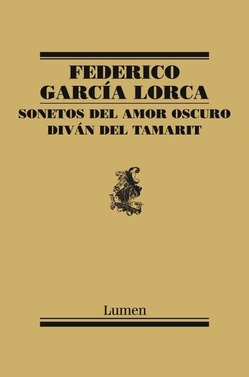 Sonetos del amor oscuro y Diván del Tamarit | 9788426418463 | Federico García Lorca