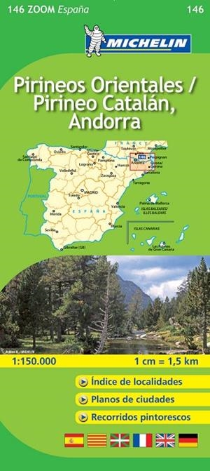 Mapa Zoom Pirineos Orientales / Pirineo Catalán, Andorra | 9782067140653 | Varios autores