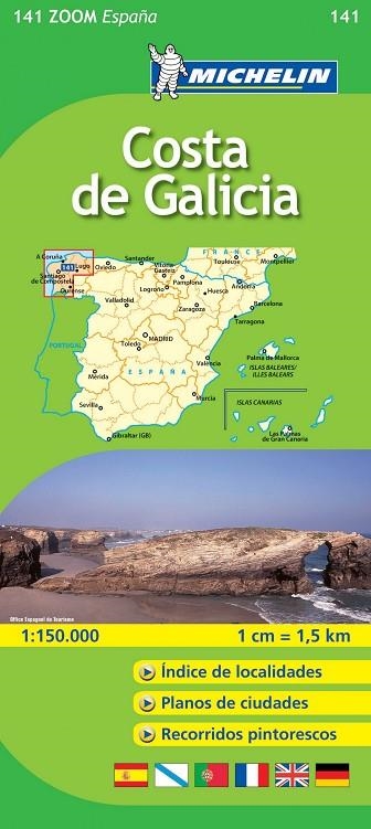 Mapa Zoom Costa de Galicia | 9782067140608 | Varios autores
