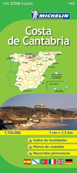 Mapa Zoom Costa de Cantabria | 9782067140622 | Varios autores