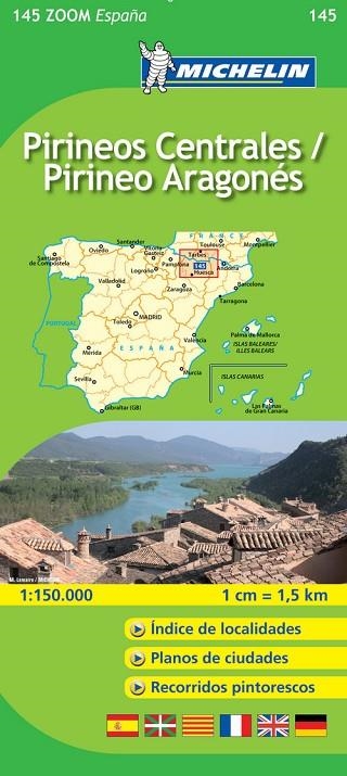 Mapa Zoom Pirineos Centrales / Pirineo Aragonés | 9782067140646 | Varios autores