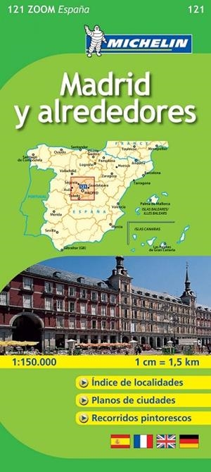 Mapa Zoom Madrid y alrededores | 9782067141421 | Varios autores