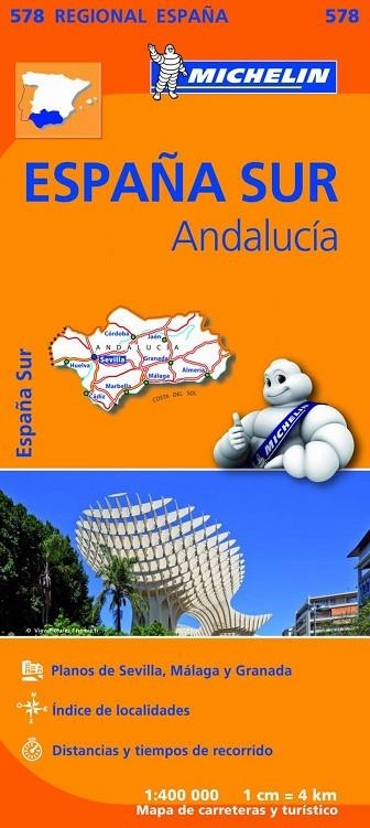 Mapa Regional Andalucía | 9782067184459 | Varios autores