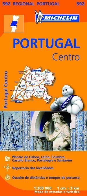 Mapa Regional Portugal Centro | 9782067184756 | Varios autores