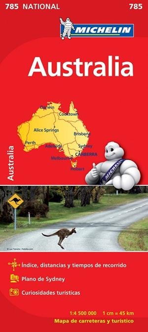 Mapa National Australia | 9782067174122 | Varios autores