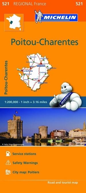 Mapa Regional Poitou-Charentes | 9782067209251 | Varios autores