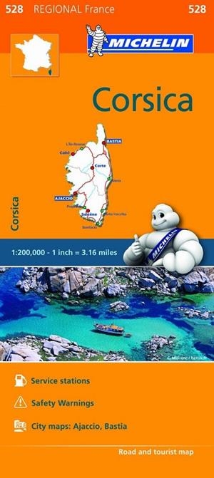 Mapa Regional Corsica | 9782067211865 | Varios autores