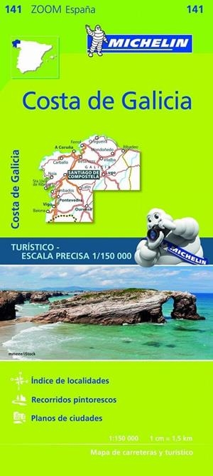 Mapa Zoom Costa de Galicia | 9782067218000 | Varios autores