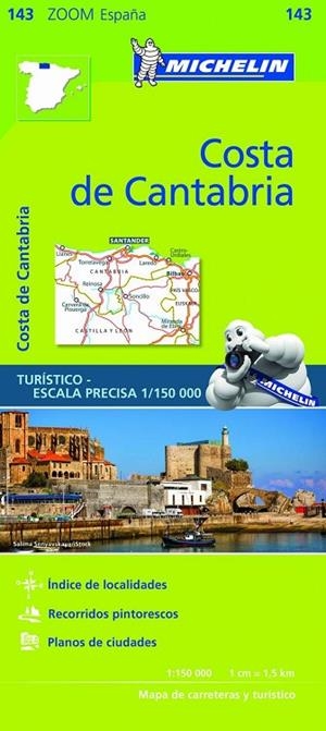 Mapa Zoom Costa de Cantabria | 9782067218055 | Varios autores