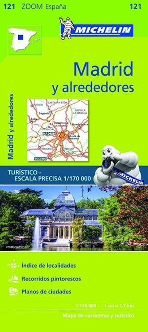 Mapa Zoom Madrid y alrededores | 9782067219595 | Varios autores