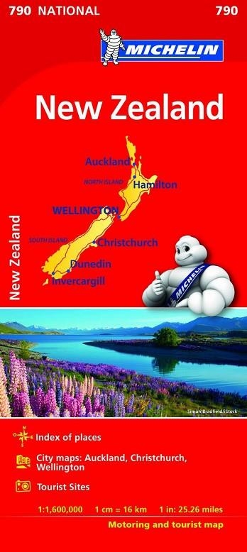 Mapa National NUEVA ZELANDA | 9782067217201 | MICHELIN