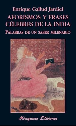 Aforismos y frases célebres de la India | 9788478133321 | Gallud Jardiel, Enrique