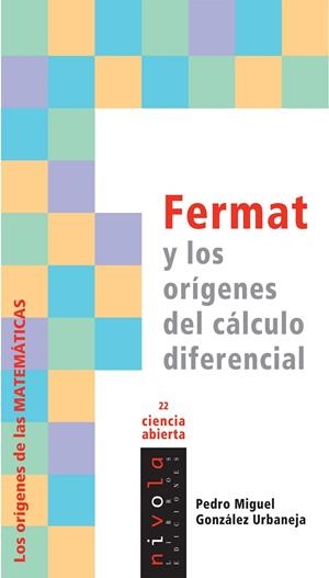 FERMAT y los orígenes del cálculo diferencial | 9788496566798 | González Urbaneja, Pedro Miguel