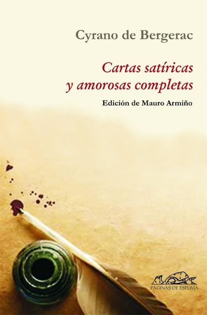 Cartas satíricas y amorosas completas | 9788483930175 | Cyrano de Bergerac, Savinien de