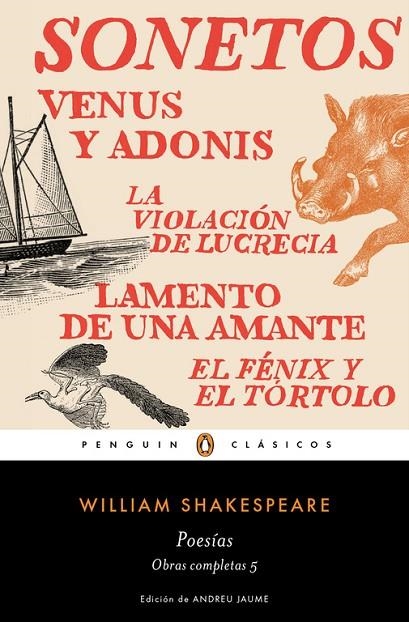 Poesías (Obra completa Shakespeare 5) | 9788491051381 | William Shakespeare