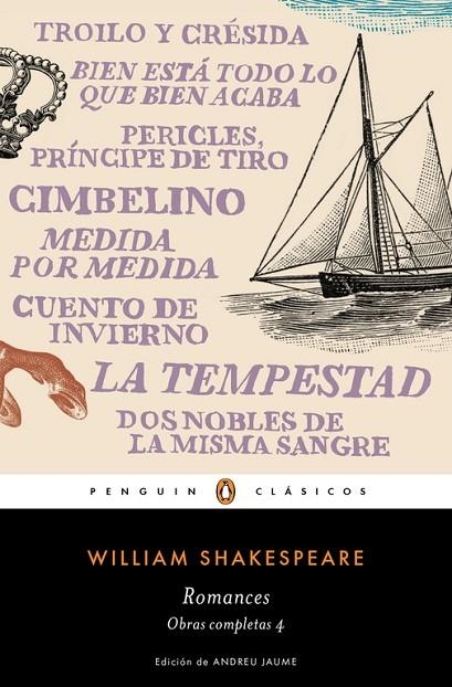 Romances (Obra completa Shakespeare 4) | 9788491051374 | William Shakespeare