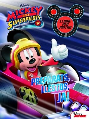 Mickey i els superpilots. Llibre per pintar. Preparats, llestos, ja! | 9788491374732 | Disney
